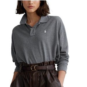 Polo Ralph Lauren Cotton Cropped Polo Shirt